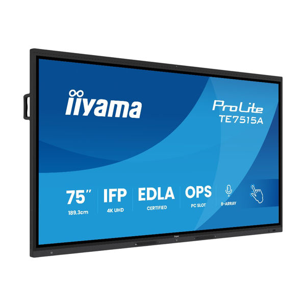 Picture of Iiyama 75 inch 4K UHD Google EDLA Interactive Display